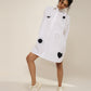 ANTI-FIT DRESS WITH PATCH DETAILS