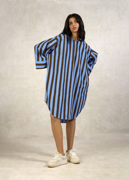 DRESS WITH KIMONO SLEEVE