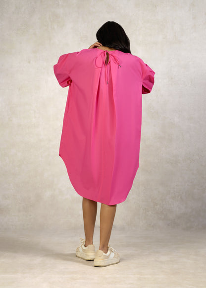 DRESS WITH KIMONO SLEEVE
