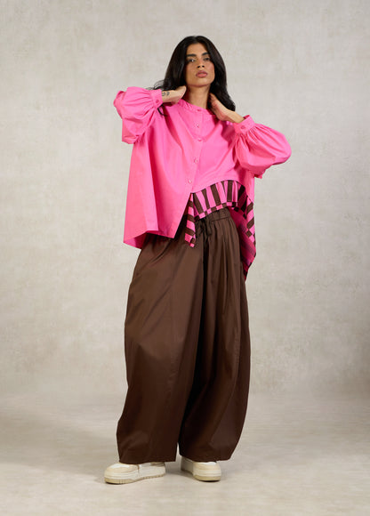 SHIRT WITH SIDE PANEL DETAIL