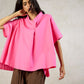 FLARE SHIRT WITH DROP SHOULDER