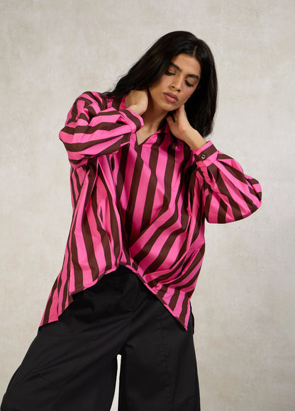 HIGH LO TOP WITH FRONT PLEATS