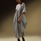TWO-WAY OVERSIZED DRESS WITH SIDE COWLS