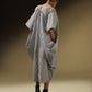 TWO-WAY OVERSIZED DRESS WITH SIDE COWLS