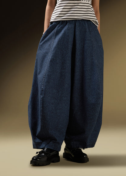 PANTS WITH FRONT COWL PANEL