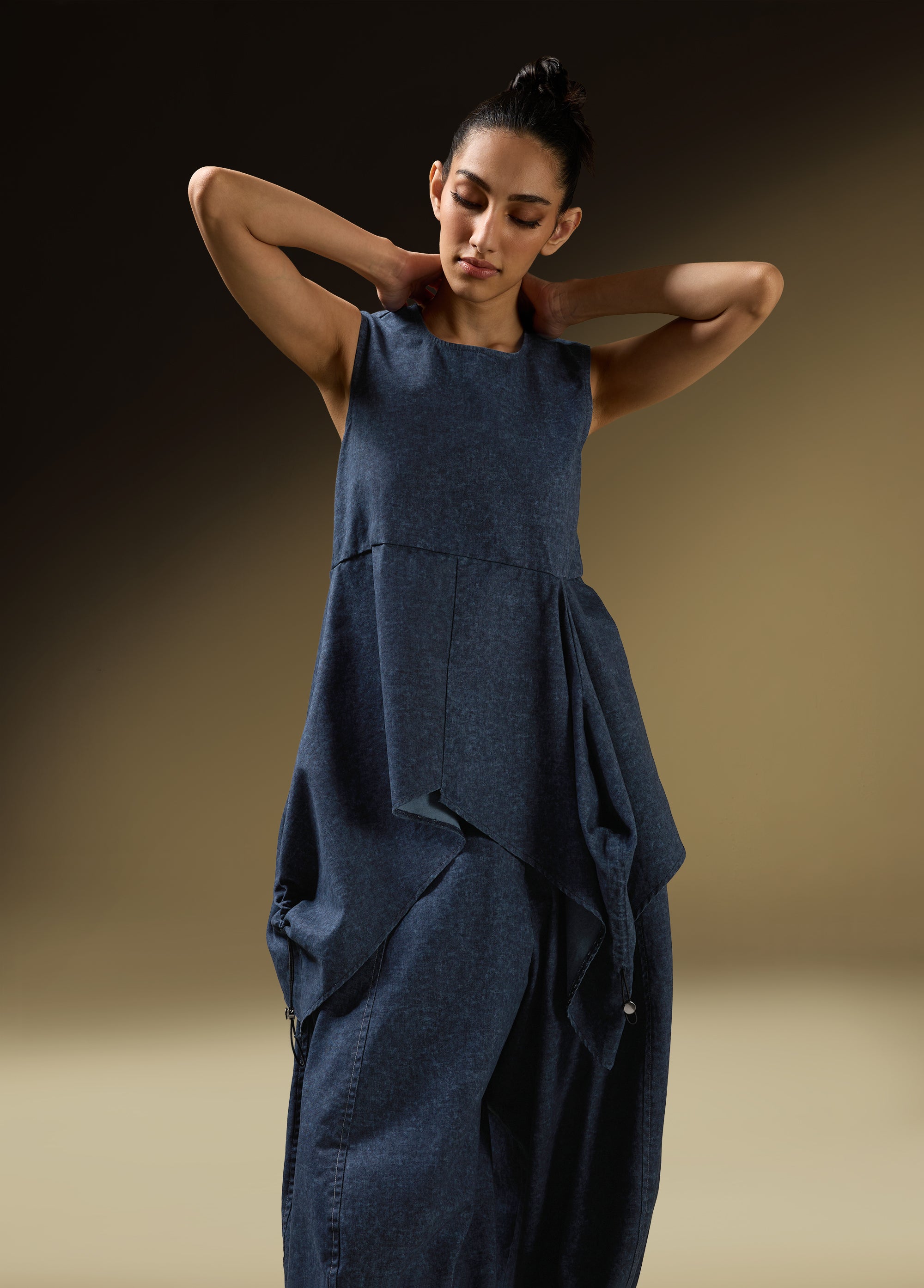 The Rouched Panel Top