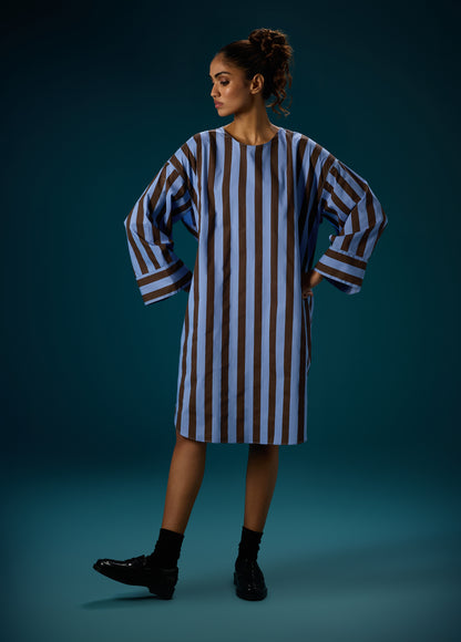 DRESS WITH KIMONO SLEEVE