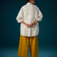 SHIRT WITH YOKE & BACK PLEAT