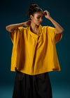FLARE SHIRT WITH DROP SHOULDER