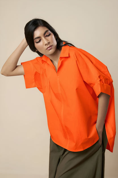TOP WITH SHORT FRONT AND LONG BACK