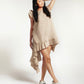 DRESS WITH DECONSTRUCTED PLEATS