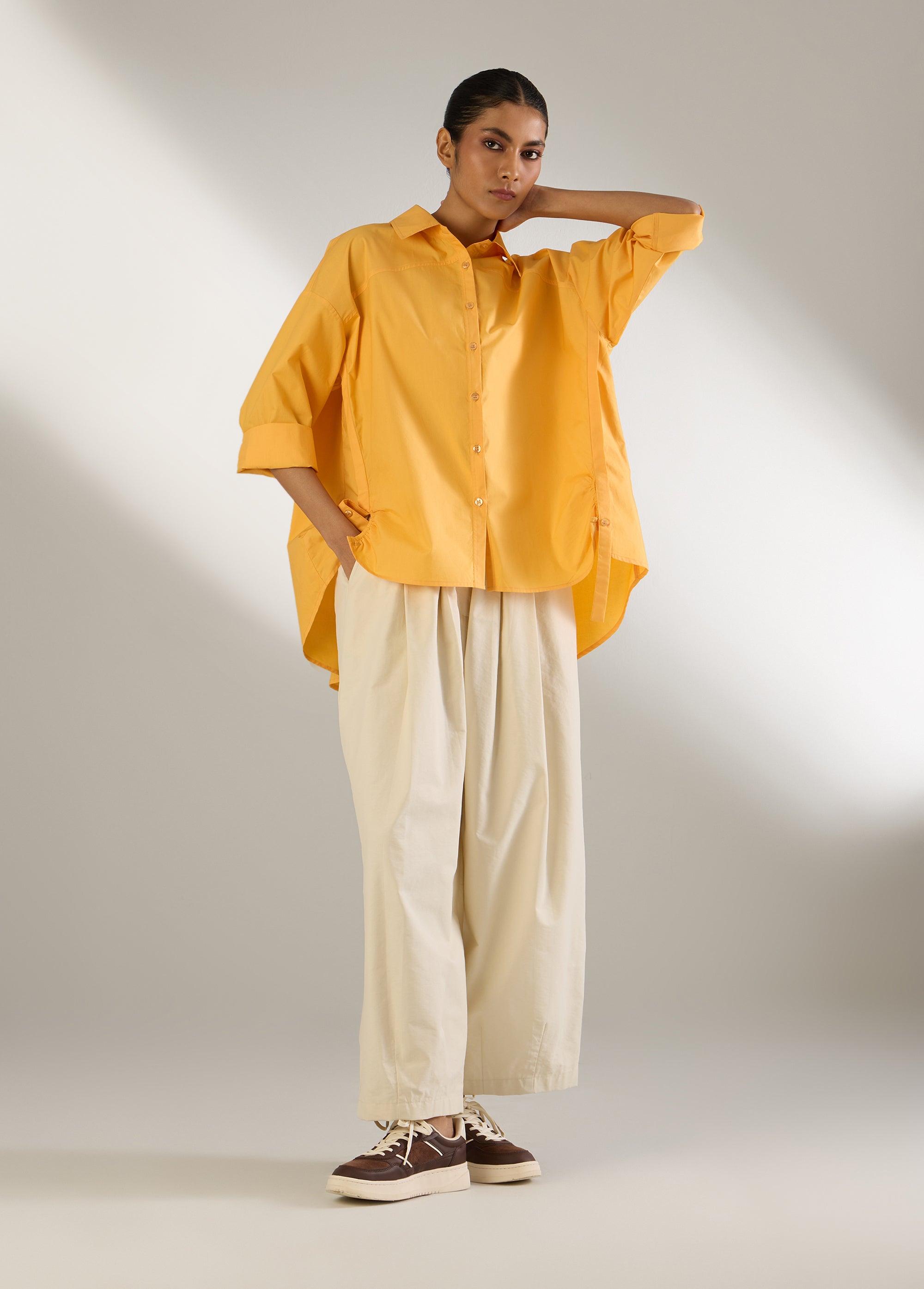 The Contour Pleat Pants