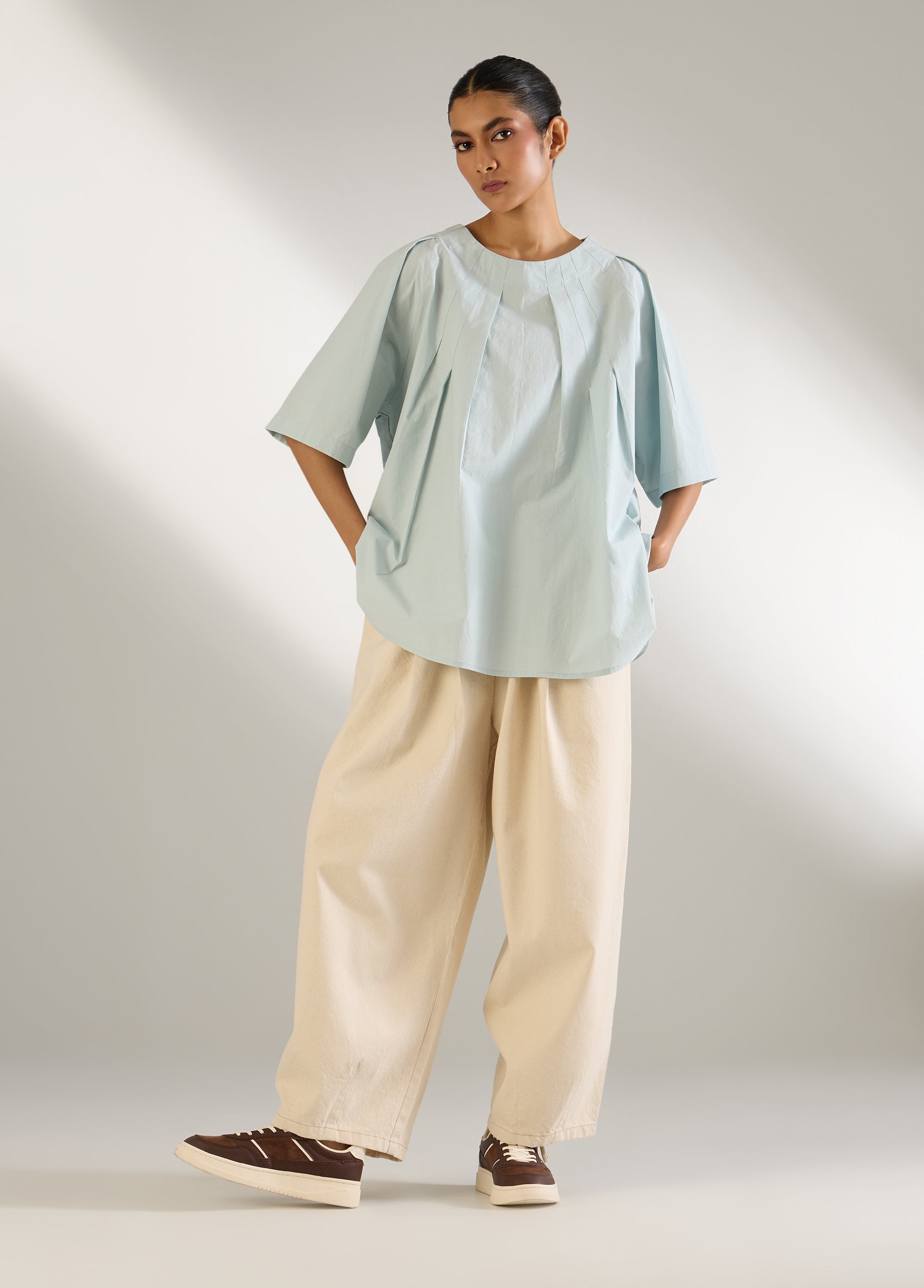 The Contour Pleat Pants