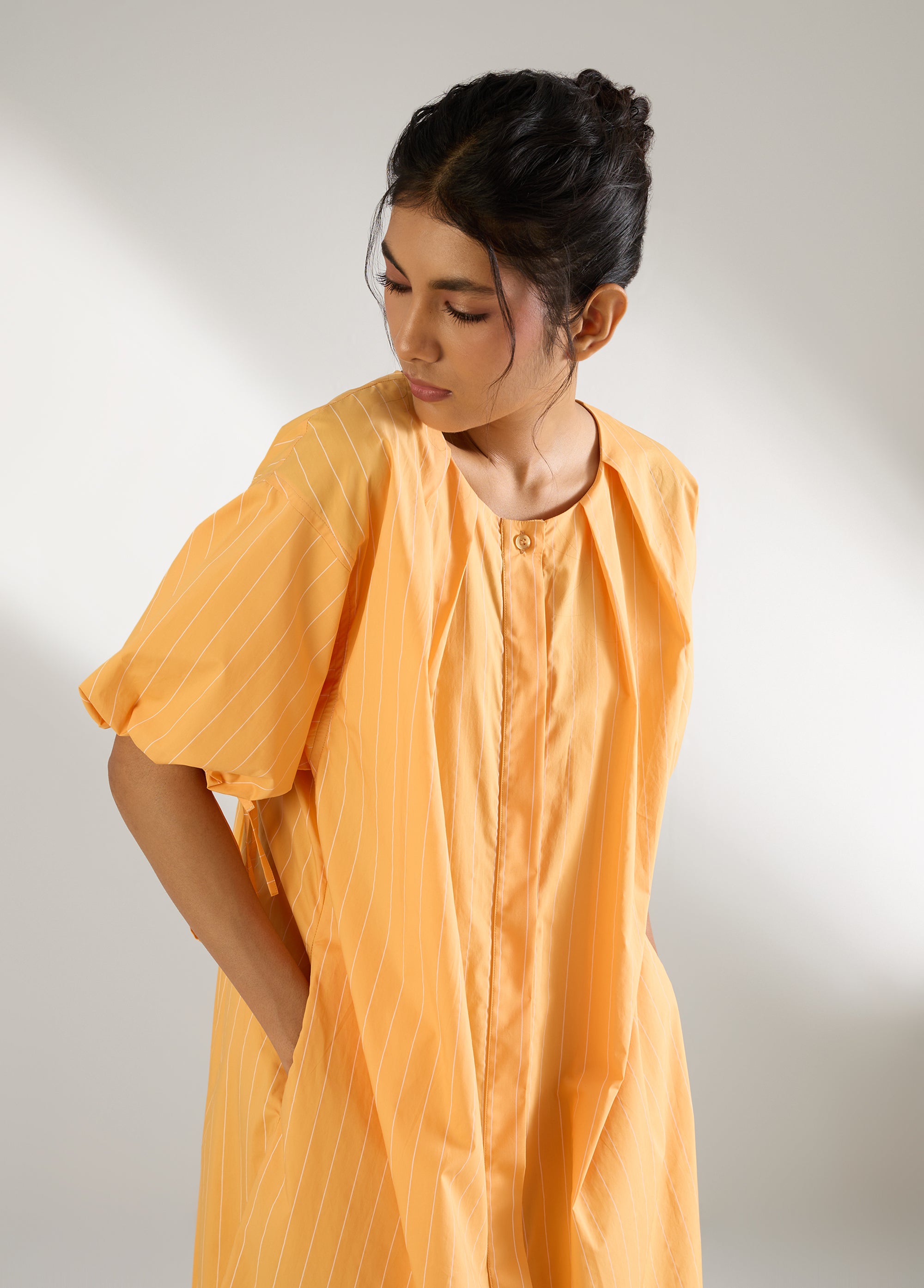 The Pleated Shirt Dress