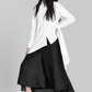 ASYMMETRICAL FLARE SHIRT