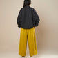DECONSTRUCTED SHIRT WITH HEM ELASTIC AND BACK STRAPS