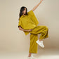 SHIRT WITH PANEL SLEEVE AND BACK PLEAT