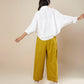 DECONSTRUCTED SHIRT WITH HEM ELASTIC AND BACK STRAPS