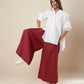 SHIRT WITH FLARE BACK AND CONSTRUCTED SLEEVE