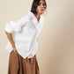 OVERSIZED SHIRT WITH BACK PLEAT