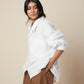 OVERSIZED SHIRT WITH BACK PLEAT