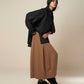 SHIRT WITH FLARE BACK AND CONSTRUCTED SLEEVE