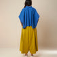 SHIRT WITH PANEL SLEEVE AND BACK PLEAT