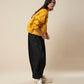 PANTS WITH FRONT PLEAT AND CUFF HEM