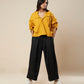 PANTS WITH FRONT PLEAT AND CUFF HEM