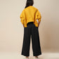 PANTS WITH FRONT PLEAT AND CUFF HEM