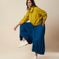 PANTS WITH  PLEATED AND ELASTICATED HEM
