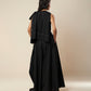 PANTS WITH CONTRAST STITCH AND STRAP DETAIL