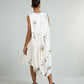 DRESS WITH SIDE AND BACK DRAPE