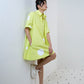 DRESS FLARE WITH CENTRE PLEAT