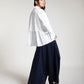 LAYERED SHIRT WITH PLEATED BACK DETAIL