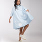 DRESS FLARE WITH CENTRE PLEAT